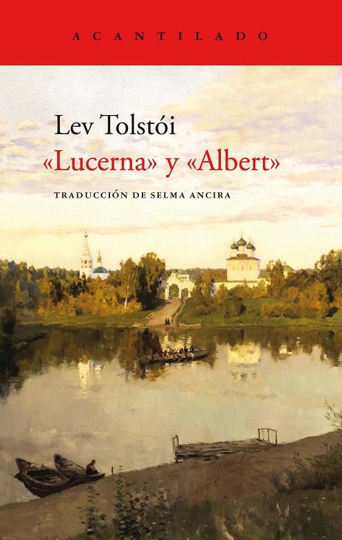 LUCERNA / ALBERT | 9788419036841 | TOLSTÓI, LEV | Galatea Llibres | Llibreria online de Reus, Tarragona | Comprar llibres en català i castellà online