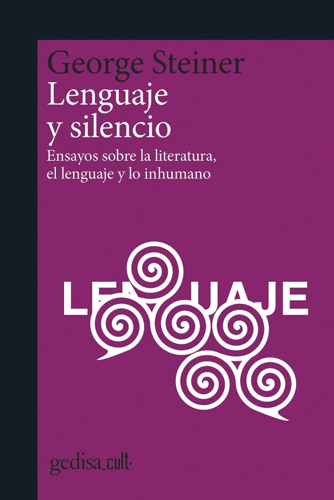 LENGUAJE Y SILENCIO | 9788418193255 | STEINER, GEORGE | Galatea Llibres | Llibreria online de Reus, Tarragona | Comprar llibres en català i castellà online