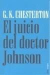 JUICIO DEL DOCTOR JOHNSON, EL | 9788496867468 | CHESTERTON, G. K. | Galatea Llibres | Llibreria online de Reus, Tarragona | Comprar llibres en català i castellà online