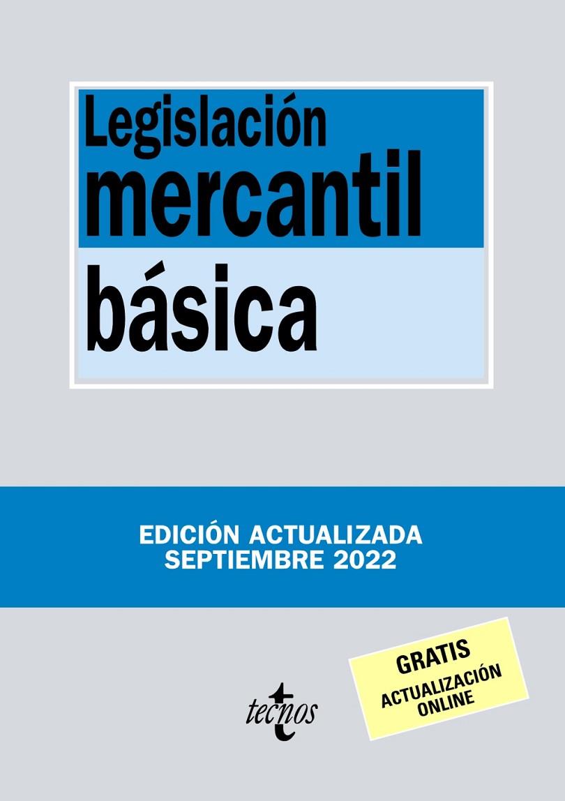 LEGISLACIÓN MERCANTIL BÁSICA | 9788430985708 | Galatea Llibres | Llibreria online de Reus, Tarragona | Comprar llibres en català i castellà online