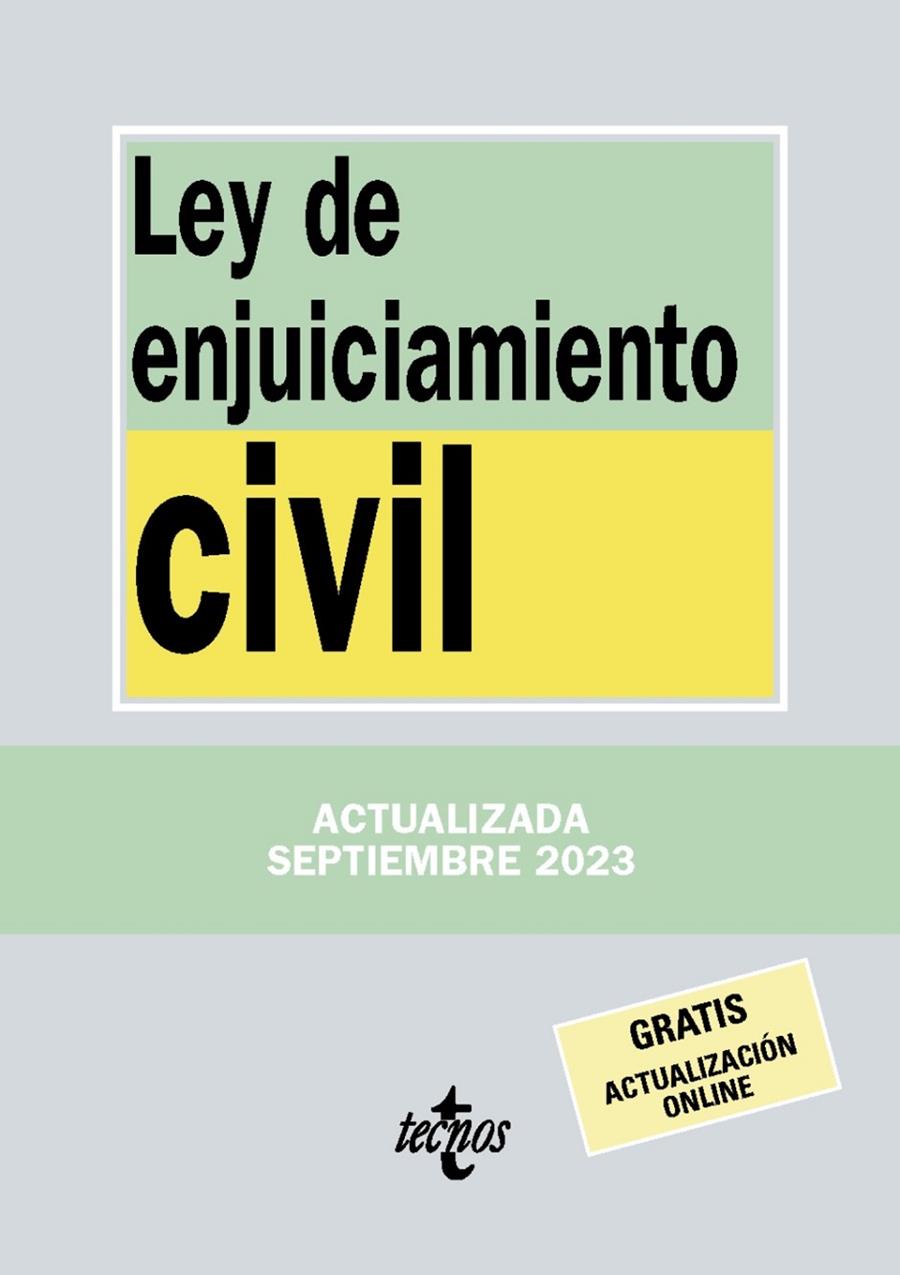 LEY DE ENJUICIAMIENTO CIVIL 2023 | 9788430988549 | Galatea Llibres | Librería online de Reus, Tarragona | Comprar libros en catalán y castellano online