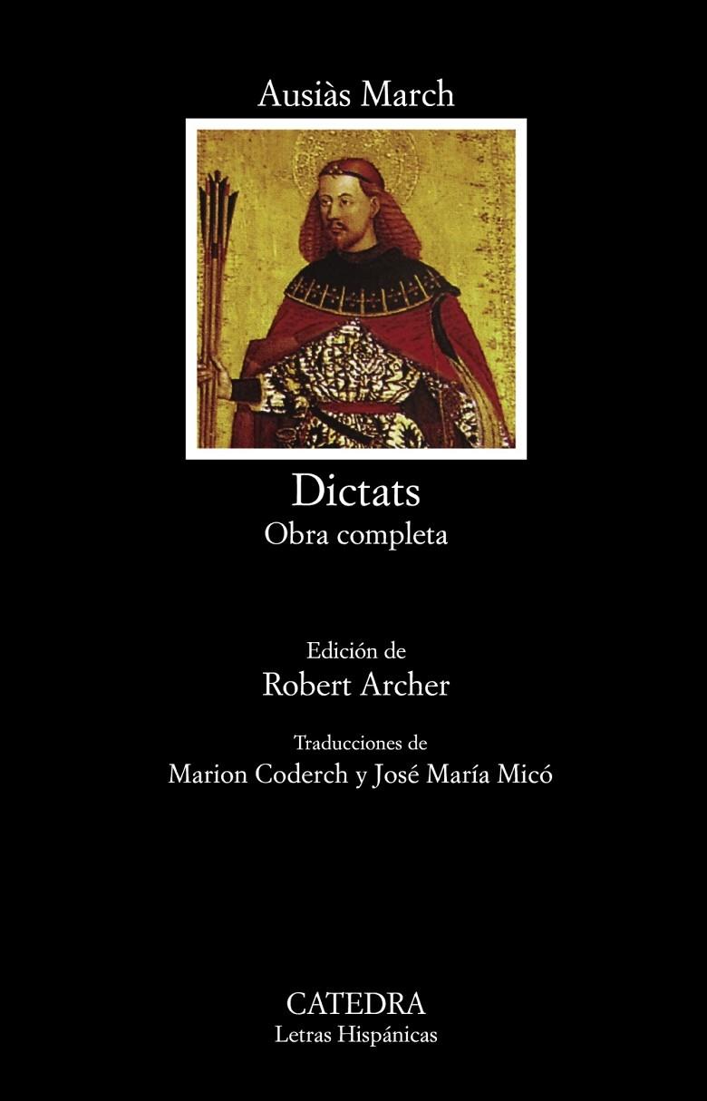 DICTATS | 9788437637167 | MARCH, AUSIÀS | Galatea Llibres | Llibreria online de Reus, Tarragona | Comprar llibres en català i castellà online