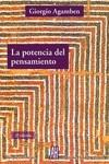 LA POTENCIA DEL PENSAMIENTO | 9788416287505 | AGAMBEN, GIORGIO | Galatea Llibres | Llibreria online de Reus, Tarragona | Comprar llibres en català i castellà online