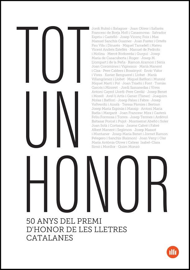 TOT UN HONOR | 9788417088460 | VV.AA. | Galatea Llibres | Llibreria online de Reus, Tarragona | Comprar llibres en català i castellà online