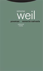 POEMAS SEGUIDOS DE VENECIA SALVADA | 9788481648553 | WEIL, SIMONE | Galatea Llibres | Llibreria online de Reus, Tarragona | Comprar llibres en català i castellà online