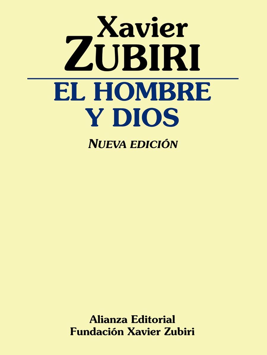 EL HOMBRE Y DIOS | 9788420609515 | ZUBIRI, XAVIER | Galatea Llibres | Llibreria online de Reus, Tarragona | Comprar llibres en català i castellà online