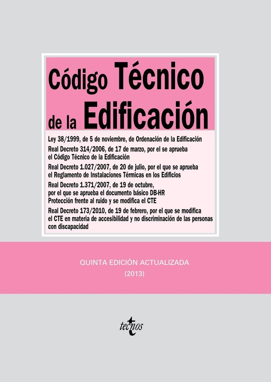 CÓDIGO TÉCNICO DE LA EDIFICACIÓN | 9788430957392 | Galatea Llibres | Librería online de Reus, Tarragona | Comprar libros en catalán y castellano online