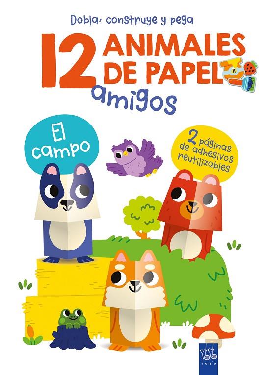 EL CAMPO. 12 ANIMALES DE PAPEL | 9788408251736 | Galatea Llibres | Llibreria online de Reus, Tarragona | Comprar llibres en català i castellà online