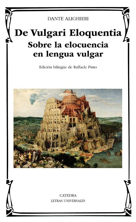 DE VULGARI ELOQUENTIA | 9788437637686 | DANTE ALIGHIERI | Galatea Llibres | Llibreria online de Reus, Tarragona | Comprar llibres en català i castellà online