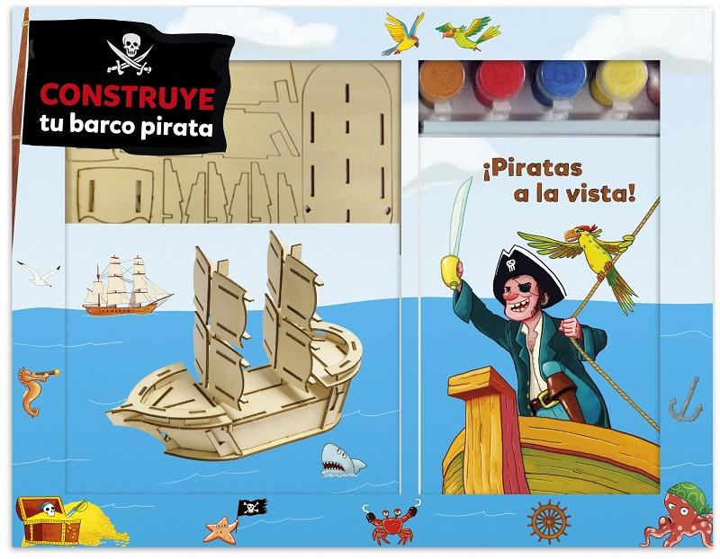 CONSTRUYE TU BARCO PIRATA | 9788497547512 | Galatea Llibres | Llibreria online de Reus, Tarragona | Comprar llibres en català i castellà online