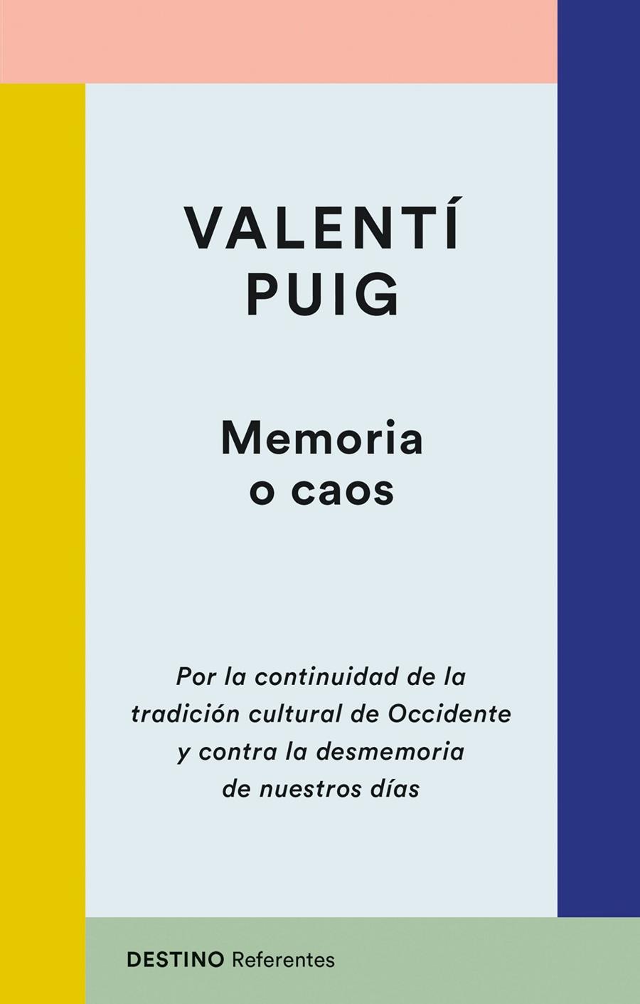 MEMORIA O CAOS | 9788423356324 | PUIG, VALENTÍ | Galatea Llibres | Llibreria online de Reus, Tarragona | Comprar llibres en català i castellà online