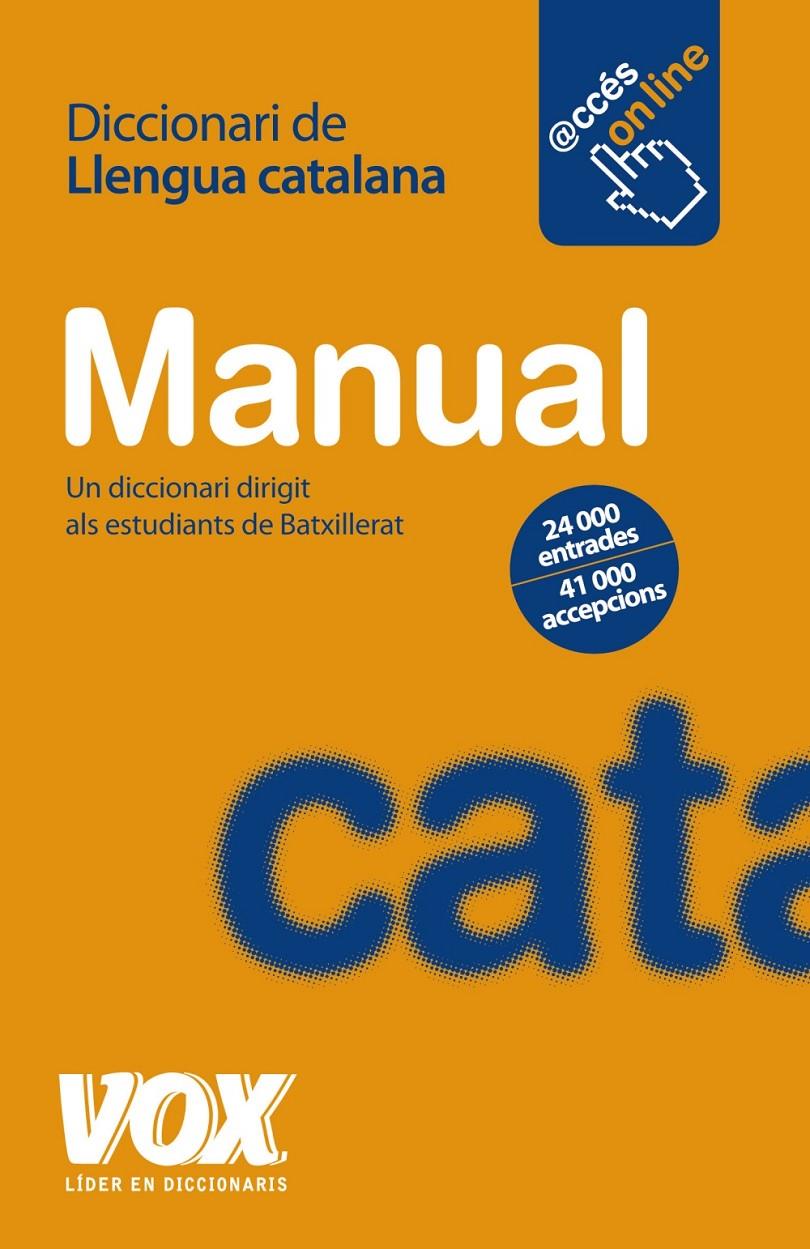 DICCIONARI MANUAL DE LLENGUA CATALANA | 9788471539335 | Galatea Llibres | Llibreria online de Reus, Tarragona | Comprar llibres en català i castellà online