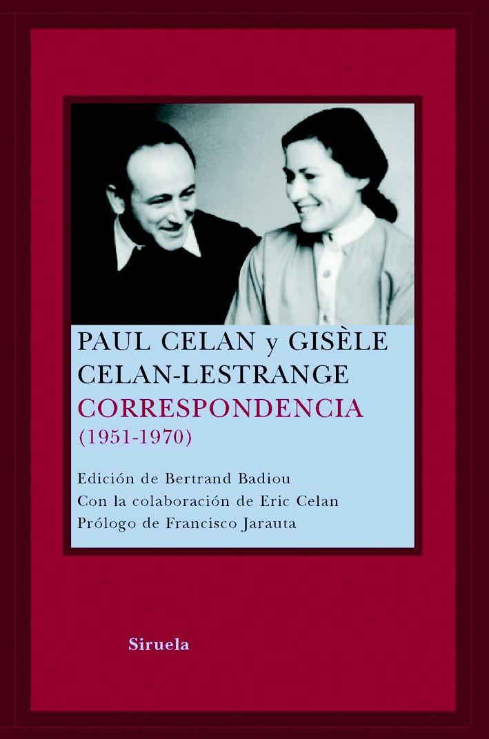 CORRESPONDENCIA (1951-1970) | 9788478448722 | CELAN, PAUL/CELAN-LESTRANGE, GISÈLE | Galatea Llibres | Llibreria online de Reus, Tarragona | Comprar llibres en català i castellà online