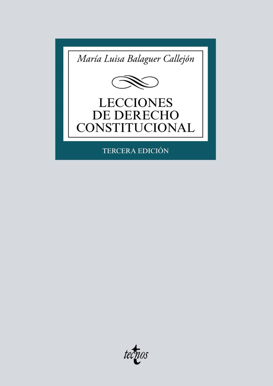 LECCIONES DE DERECHO CONSTITUCIONAL | 9788430982240 | BALAGUER CALLEJÓN, MARÍA LUISA | Galatea Llibres | Llibreria online de Reus, Tarragona | Comprar llibres en català i castellà online