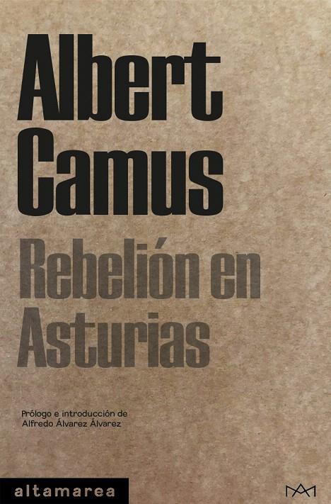 REBELIÓN EN ASTURIAS | 9788418481345 | CAMUS, ALBERT | Galatea Llibres | Llibreria online de Reus, Tarragona | Comprar llibres en català i castellà online