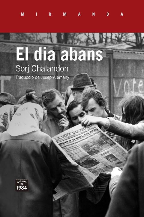 EL DIA ABANS | 9788416987535 | CHALANDON, SORJ | Galatea Llibres | Llibreria online de Reus, Tarragona | Comprar llibres en català i castellà online