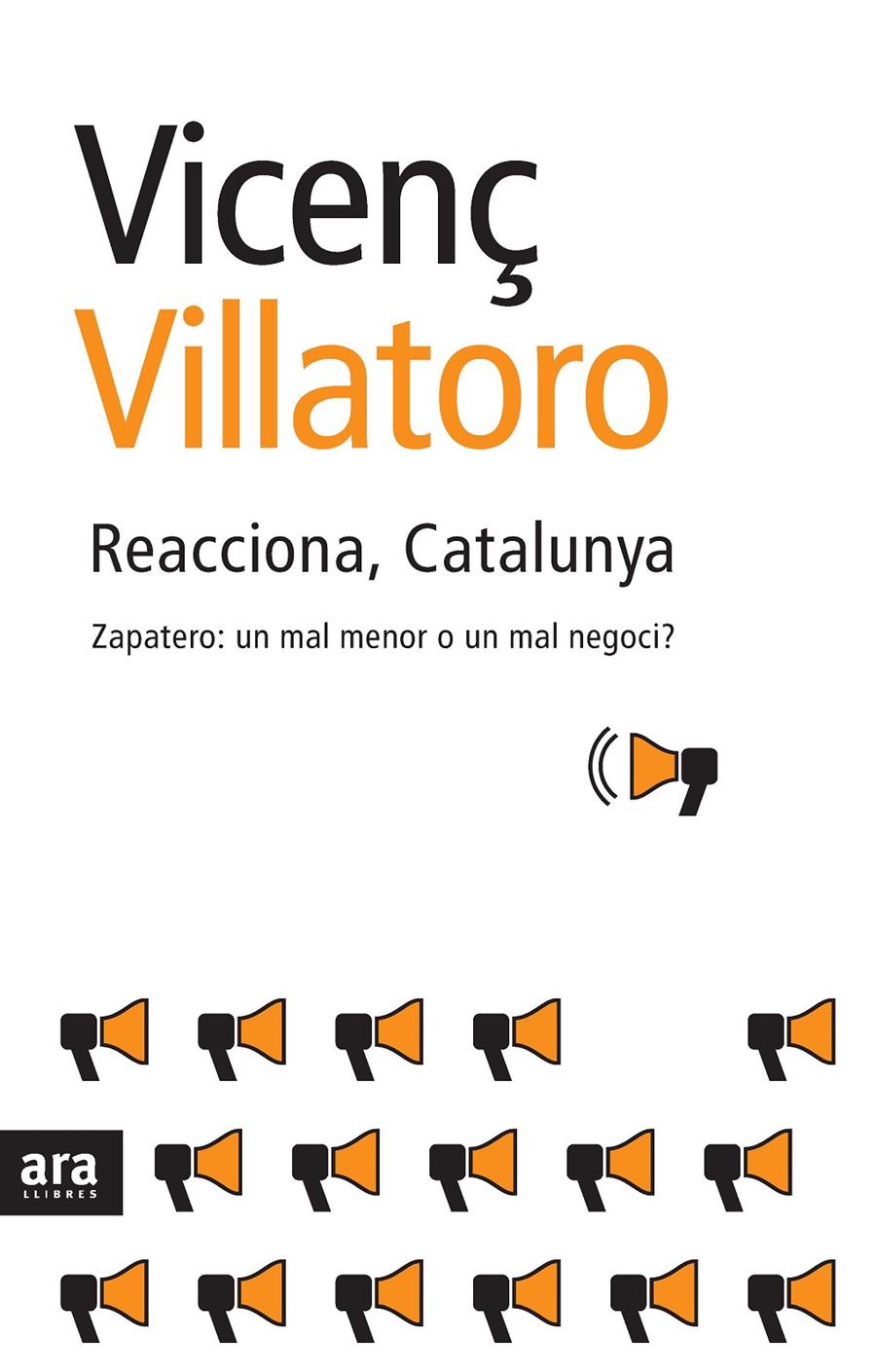REACCIONA CATALUNYA | 9788492406364 | VILLATORO, VICENÇ | Galatea Llibres | Llibreria online de Reus, Tarragona | Comprar llibres en català i castellà online