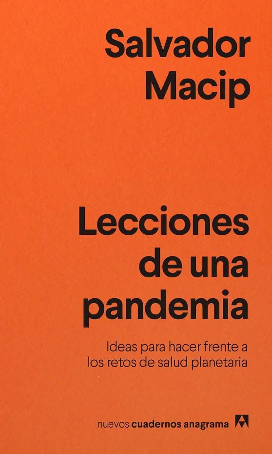 LECCIONES DE UNA PANDEMIA | 9788433916495 | MACIP, SALVADOR | Galatea Llibres | Llibreria online de Reus, Tarragona | Comprar llibres en català i castellà online