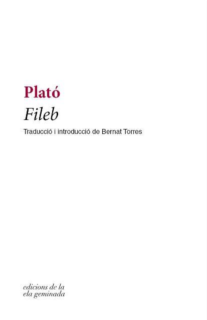 FILEB | 9788494856167 | PLATÓ | Galatea Llibres | Llibreria online de Reus, Tarragona | Comprar llibres en català i castellà online