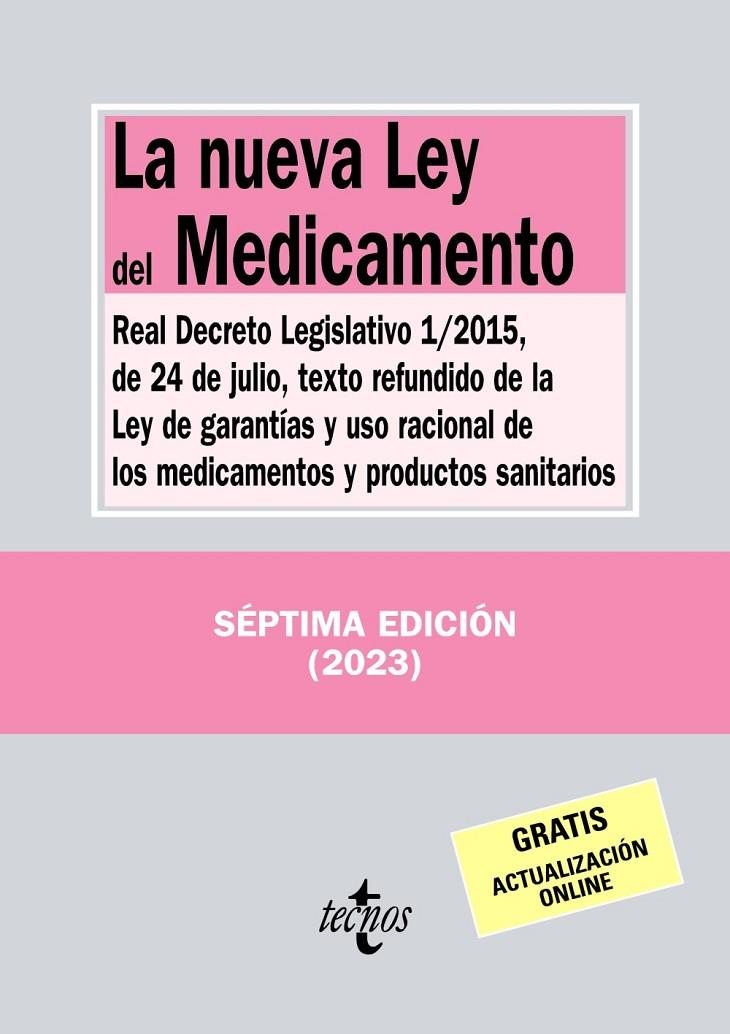 LA NUEVA LEY DEL MEDICAMENTO | 9788430987597 | Galatea Llibres | Llibreria online de Reus, Tarragona | Comprar llibres en català i castellà online