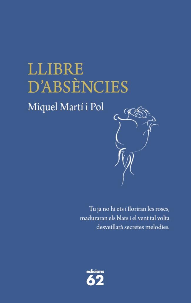 LLIBRE D'ABSÈNCIES | 9788429768886 | MARTÍ I POL, MIQUEL | Galatea Llibres | Llibreria online de Reus, Tarragona | Comprar llibres en català i castellà online