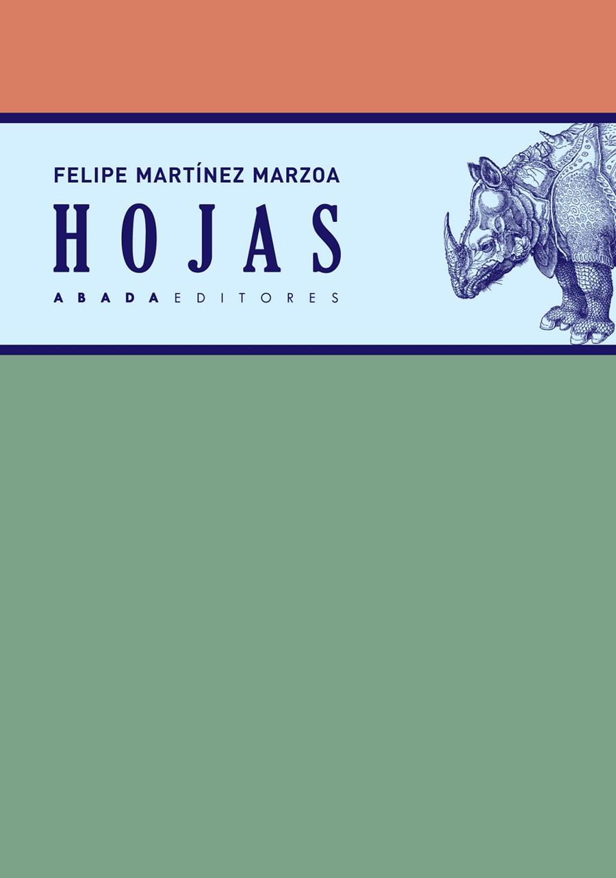 HOJAS | 9788417301293 | MARTÍNEZ MARZOA, FELIPE | Galatea Llibres | Llibreria online de Reus, Tarragona | Comprar llibres en català i castellà online
