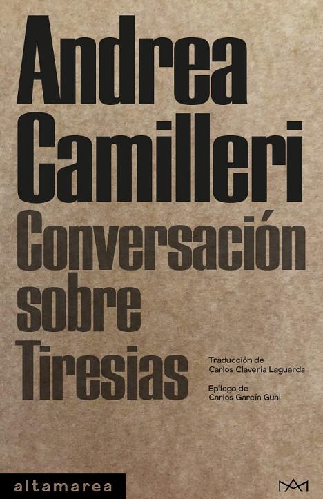 CONVERSACIÓN SOBRE TIRESIAS | 9788412204247 | CAMILLERI, ANDREA | Galatea Llibres | Librería online de Reus, Tarragona | Comprar libros en catalán y castellano online