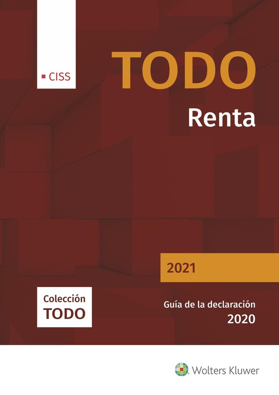 TODO RENTA 2021 | 9788499547008 | Galatea Llibres | Llibreria online de Reus, Tarragona | Comprar llibres en català i castellà online