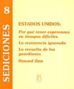 ESTADOS UNIDOS. SEDICIONES 8 | 9788489753037 | ZINN, HOWARD | Galatea Llibres | Llibreria online de Reus, Tarragona | Comprar llibres en català i castellà online