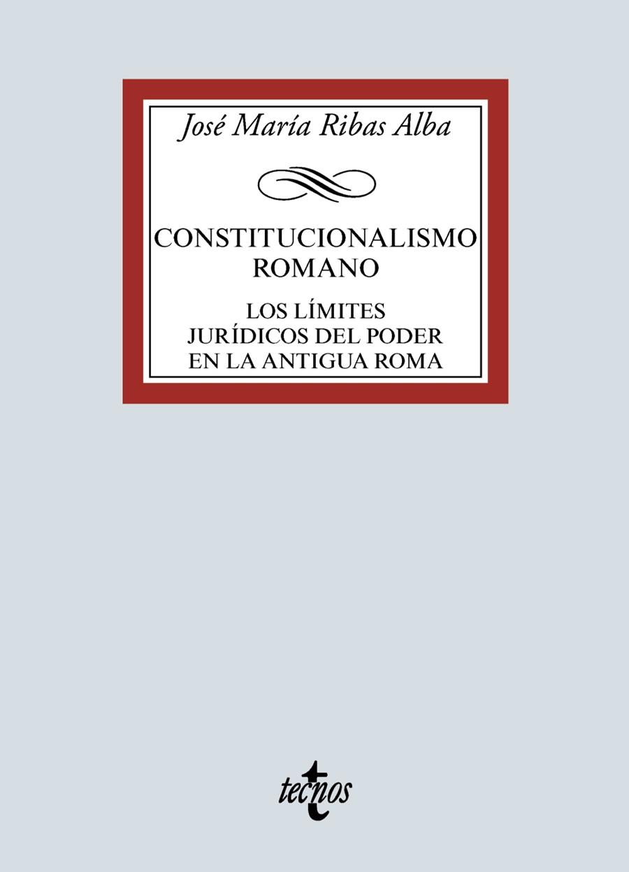 CONSTITUCIONALISMO ROMANO | 9788430976744 | RIBAS ALBA, JOSÉ MARÍA | Galatea Llibres | Llibreria online de Reus, Tarragona | Comprar llibres en català i castellà online