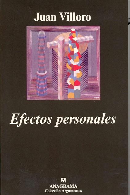 EFECTOS PERSONALES | 9788433961617 | VILLORO, JUAN | Galatea Llibres | Llibreria online de Reus, Tarragona | Comprar llibres en català i castellà online