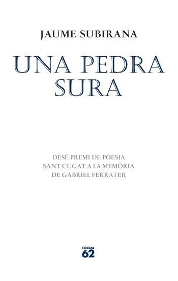 PEDRA SURA, UNA | 9788429768503 | SUBIRANA, JAUME | Galatea Llibres | Llibreria online de Reus, Tarragona | Comprar llibres en català i castellà online