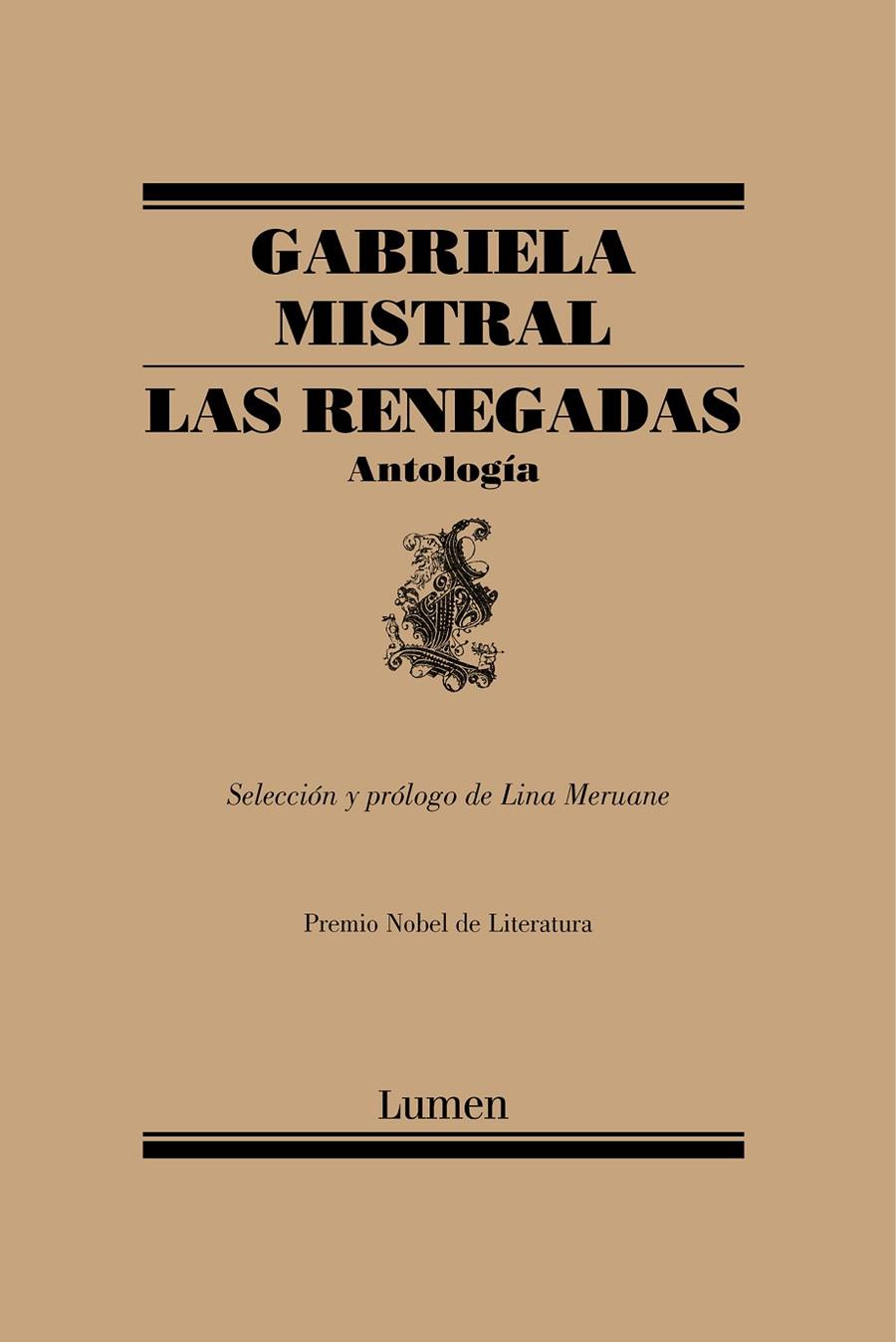 LAS RENEGADAS. ANTOLOGÍA | 9788426406101 | MISTRAL, GABRIELA | Galatea Llibres | Llibreria online de Reus, Tarragona | Comprar llibres en català i castellà online