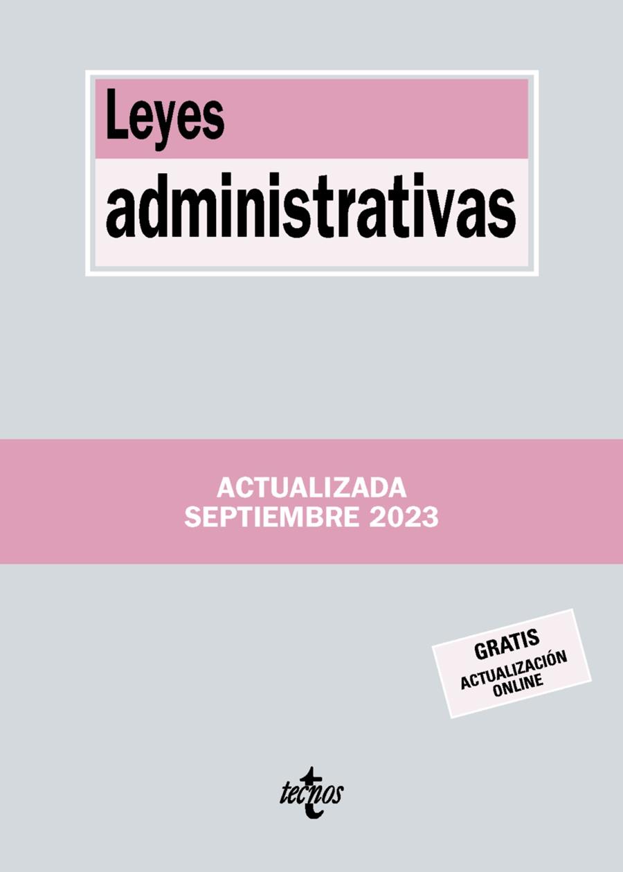 LEYES ADMINISTRATIVAS 2023 | 9788430988532 | Galatea Llibres | Llibreria online de Reus, Tarragona | Comprar llibres en català i castellà online