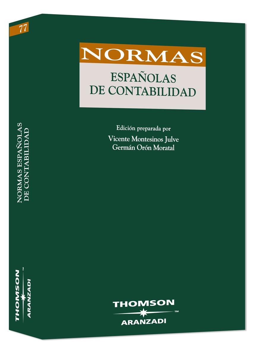 NORMAS ESPAÑOLAS DE CONTABILIDAD | 9788483555903 | ORON MORATAL, GERMAN | Galatea Llibres | Llibreria online de Reus, Tarragona | Comprar llibres en català i castellà online