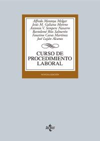 CURSO DE PROCEDIMIENTO LABORAL | 9788430955329 | MONTOYA MELGAR, ALFREDO/GALIANA MORENO, JESÚS M./SEMPERE NAVARRO, ANTONIO V./RÍOS SALMERÓN, BARTOLOM | Galatea Llibres | Llibreria online de Reus, Tarragona | Comprar llibres en català i castellà online