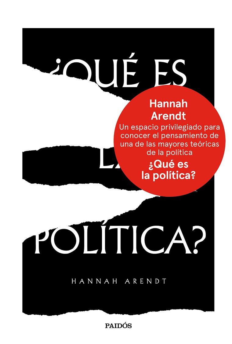QUÉ ES LA POLÍTICA? | 9788449334382 | ARENDT, HANNAH | Galatea Llibres | Llibreria online de Reus, Tarragona | Comprar llibres en català i castellà online