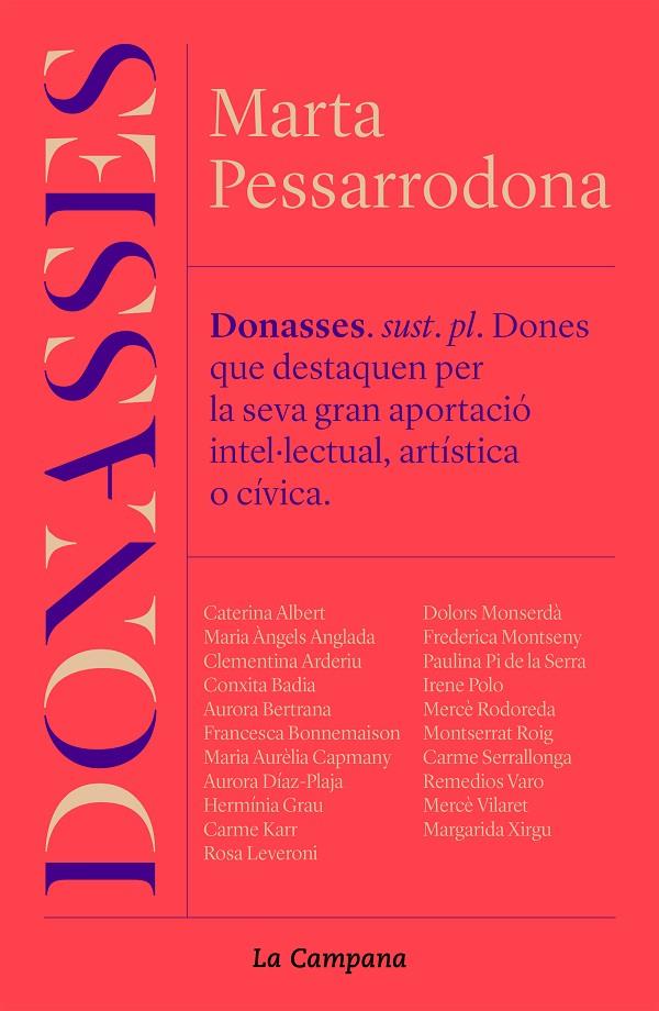 DONASSES | 9788418226816 | PESSARRODONA, MARTA | Galatea Llibres | Llibreria online de Reus, Tarragona | Comprar llibres en català i castellà online