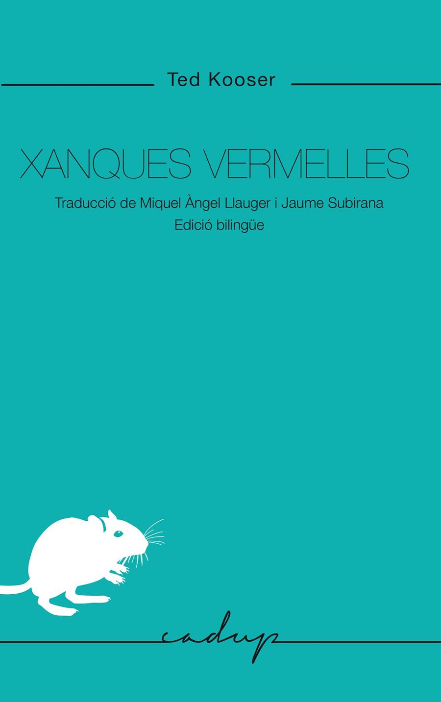 XANQUES VERMELLES | 9788412307238 | KOOSER, TED | Galatea Llibres | Llibreria online de Reus, Tarragona | Comprar llibres en català i castellà online