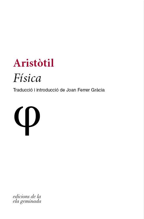FISICA | 9788494732249 | ARISTÒTIL | Galatea Llibres | Llibreria online de Reus, Tarragona | Comprar llibres en català i castellà online