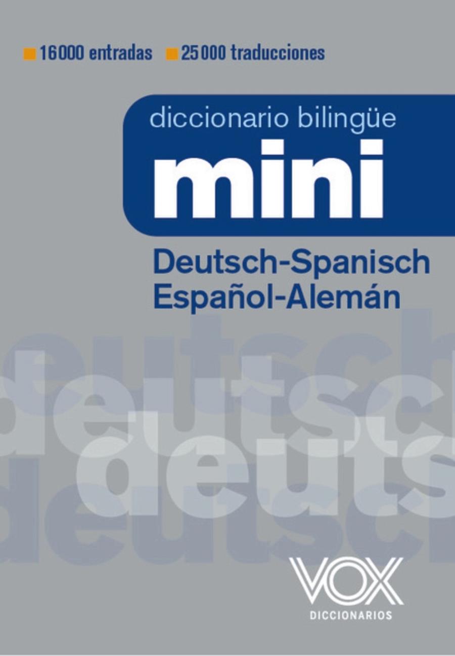 DICCIONARIO MINI DEUTSCH-SPANISCH  / ESPAÑOL-ALEMÁN | 9788499744063 | Galatea Llibres | Llibreria online de Reus, Tarragona | Comprar llibres en català i castellà online