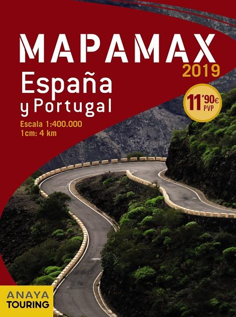 MAPAMAX ESPAÑA Y PORTUGAL 2019 | 9788491581635 | Galatea Llibres | Llibreria online de Reus, Tarragona | Comprar llibres en català i castellà online