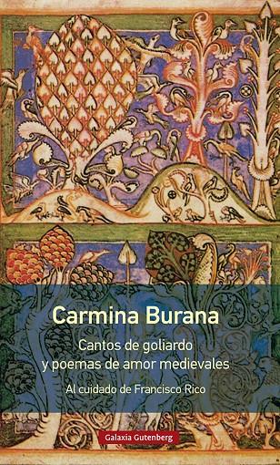 CARMINA BURANA | 9788419738578 | RICO, FRANCISCO (ED.) | Galatea Llibres | Llibreria online de Reus, Tarragona | Comprar llibres en català i castellà online