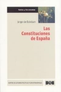 CONSTITUCIONES DE ESPAÑA, LAS | 9788434011939 | DE ESTEBAN, JORGE | Galatea Llibres | Librería online de Reus, Tarragona | Comprar libros en catalán y castellano online