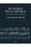 ESTILO EN LA MUSICA, EL. TEORIA MUSICAL, HISTORIA E IDEOLOGI | 9788436813661 | MEYER, LEONARD B. | Galatea Llibres | Librería online de Reus, Tarragona | Comprar libros en catalán y castellano online