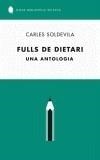 FULLS DE DIETARI. UNA ANTOLOGIA | 9788497870498 | SOLDEVILA, CARLES | Galatea Llibres | Llibreria online de Reus, Tarragona | Comprar llibres en català i castellà online