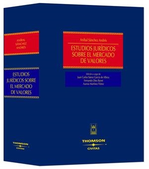 ESTUDIOS JURIDICOS SOBRE EL MERCADO DE VALORES | 9788447028917 | VV.AA | Galatea Llibres | Librería online de Reus, Tarragona | Comprar libros en catalán y castellano online