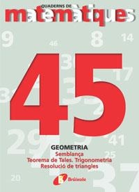 QUADERN DE MATEMATIQUES 45 (2008) | 9788483044711 | Galatea Llibres | Librería online de Reus, Tarragona | Comprar libros en catalán y castellano online