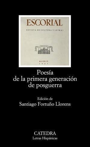 POESIA DE LA PRIMERA GENERACION DE POSTGUERRA | 9788437624778 | VV.AA | Galatea Llibres | Librería online de Reus, Tarragona | Comprar libros en catalán y castellano online