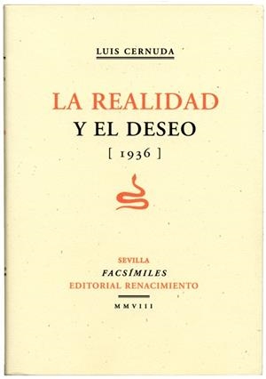 REALIDAD Y EL DESEO, LA | 9788484724025 | CERNUDA., LUIS | Galatea Llibres | Librería online de Reus, Tarragona | Comprar libros en catalán y castellano online